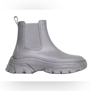 Men’s Chelsea Wellington Boots - Chunky sole in Grey